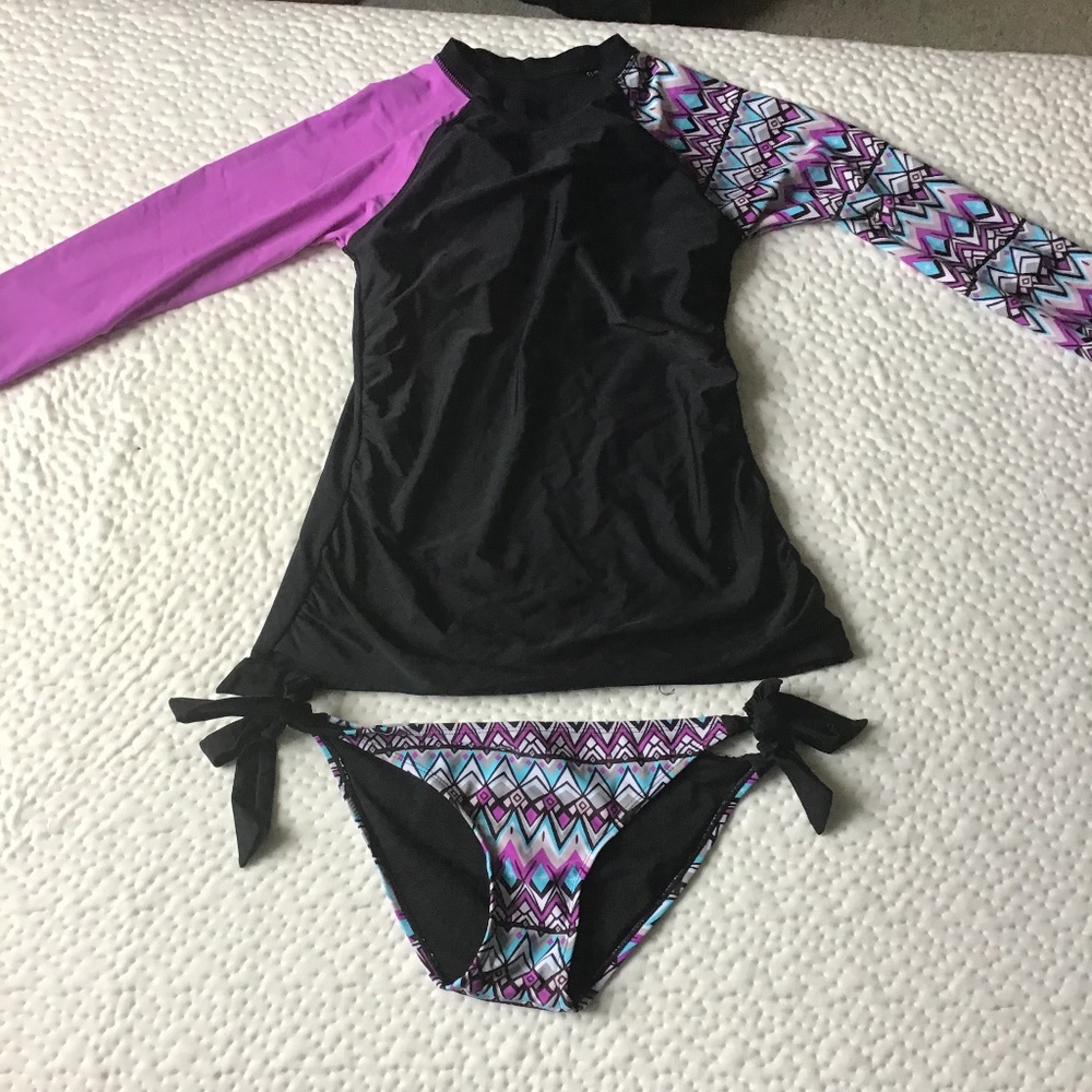 Patterned Surf Swimsuit